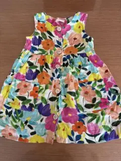 next 花柄 ノースリーブワンピース 1½-2yrs