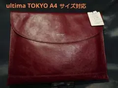 新品未使用ultima TOKYO ウルティマ トーキョーレッド クラッチバッグ