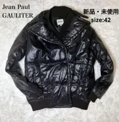 ジャンポールゴルチエ ダウンコート 中綿入り ブラック ロング ジャケット Jean Paul Gaultier ジャンポールゴルチエファムJean GAULTIER