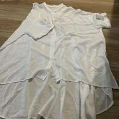 ホワイト 半袖 シャツ
