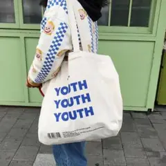 限定❣️破格 YOUTHトート 大容量 キャンバスバッグ 肩掛け ショルダー 新品