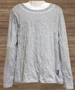 CROCODILE　クロコダイル　長袖シャツ　グレー　Mサイズ
