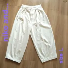 niko and…JEANS　ニコアンドジーンズ　バレルレッグ