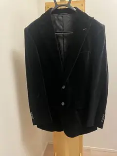 COMME CA COLLECTION ベロアのテーラードジャケット