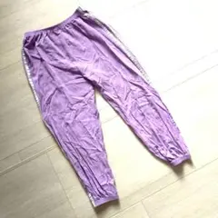 Ｓ　紫色 ヨガパンツ 100%　綿　パープル