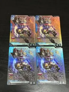 ガンダムカードゲーム　ガンダム　LR4枚