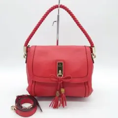GUCCI グッチ ベラ タッセル バンブー レザー 2way ショルダーバッグ