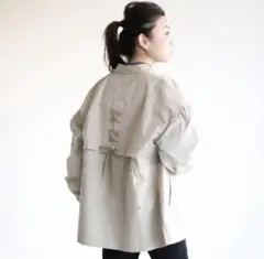 最終価格！【新品未使用】アウター MUVEIL/バックレースアップジャケット40