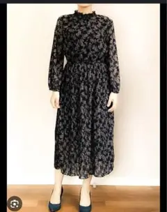 ⭐️最安⭐️ グローバルワーク　ワンピース　M プリーツスカート　柄ワンピース