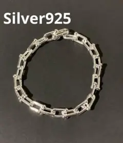 Silver925 ハードウェアブレスレット