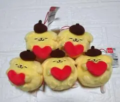 ポムポムプリン うたた寝マスコット ５個セット