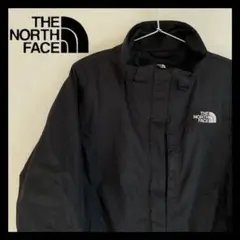 THE NORTH FACE マウンテンパーカー 刺繍ロゴ ブラック レディース
