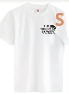 阪神タイガース　応援 Tシャツ　応援グッズ　THE TIGER FACE 白