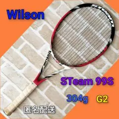 美品 ウィルソン スチーム 99LS グリップ 2 ラケット Wilson steam 99LS スチーム99LS グリップ2 - メルカリ