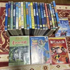 子供向けアニメDVDまとめ売り 約25枚 もののけ姫・ディズニー