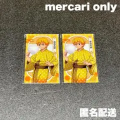 15．鬼滅の刃 ナムコ 特典 クリアカード 善逸 セット