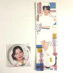 アンジュルム　下井谷幸穂　モバガチャ　ロングステッカー　缶バッジ