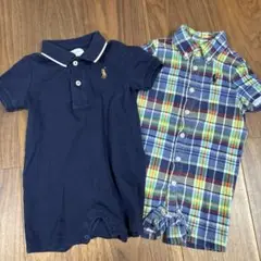 Ralph Laurenロンパース2点セット