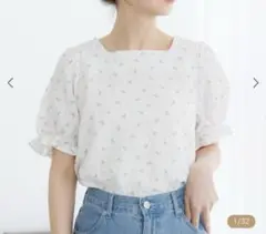 値下げ！flower 新品未使用　バブルブルームトップ2 パープル