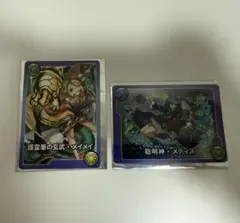 パズドラ　モンスターメモリーカード「晩明神・メティス」　「メイメイ」　未使用