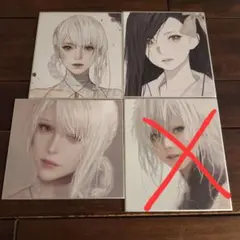 [匿名] 色紙 D.K NieR ニーア展 消セナイ記録 カイネ ルイーゼ