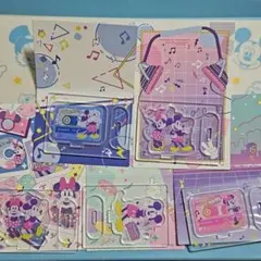 ミッキー ミニー 背景カード付き アクリルスタンド まとめ売り アクスタ