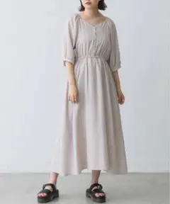 レトロガール スクエアワンピース