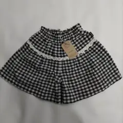 新品 セラフ キュロット ギンガムチェック