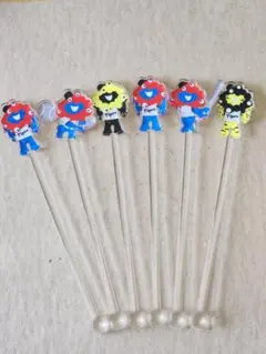 ミャクミャク×阪神タイガース　シークレットEXPOアクリルマドラー　全種