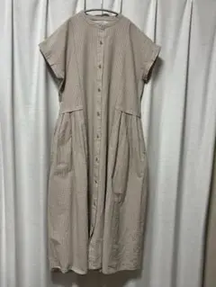 URBAN RESEARCH lab. ストライプワンピース　ベージュ