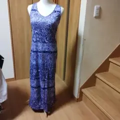 BIGI　ロングワンピース青色