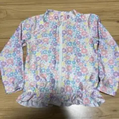 新品 ラッシュガード 95cm 花柄 女の子