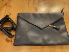 dholic クラッチバッグ　ネイビー