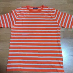 SPICE ISLAND オレンジストライプ Tシャツ S