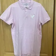 AMERICAN EAGLE OUTFITTERS ピンクポロシャツ M