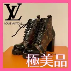 LOUIS VUITTON ルイヴィトン アンクル ブーツ モノグラム レザー