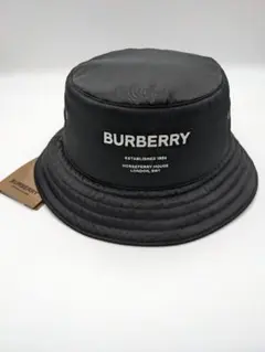 新品正規品☆BURBERRY ホースフェリープリント ナイロン バケットハット