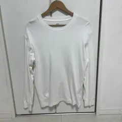 UNIQLO ユニクロ 長袖カットソー ロンT ホワイト M