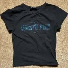 WHITE FOX ブラックBABY TEE XS