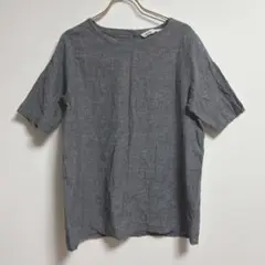 ✨良品✨ Loytaa ロユタ M カットソー シンプル 綿 麻 着回し グレー