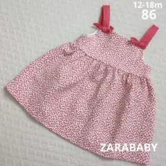 ZARABABY　ドット柄ワンピース　12-18m86