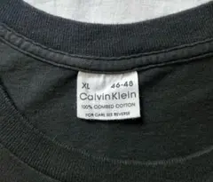 90s CalvinKlein USA製 無地 Tシャツ ヴィンテージ シングル