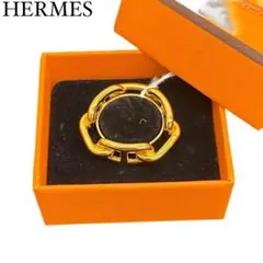 ✨極美品✨ ✨HERMES✨ スカーフリング ゴールド アクセサリー