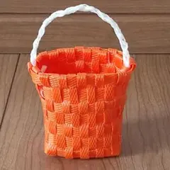 【訳あり品】ミニチュア PPバンドバッグ オレンジ