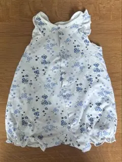 H&M ベビー　花柄　ロンパース