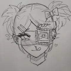 オリジナルイラスト 落書き