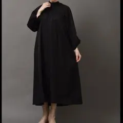 R•P・S pura rps タックスリーブハイネックワンピース MLサイズ