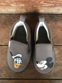 靴 子供 キッズ 14 ディズニー ミッキー スリッポン 男の子 女の子
