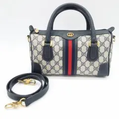 GUCCI シェリーライン GG金具 ロゴ金具 2way ミニ ハンドバッグ
