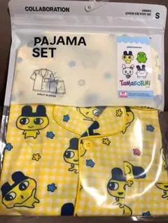 【新品未使用✨】Sサイズ たまごっち　まめっち　パジャマ　イエロー　韓国限定